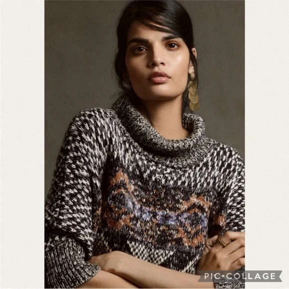 NWT Anthropologie Pilcro Magda Knit Poncho (Price Firm) - Picture 7 of 15